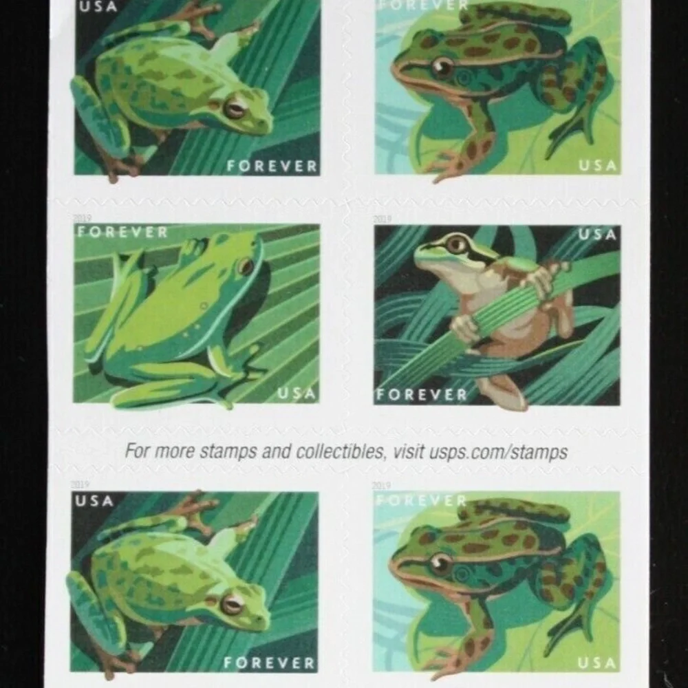 US Scott # 5395- Frogs  booklet of 20 2019 Nice. #205713491079 - Picture 2 of 3
